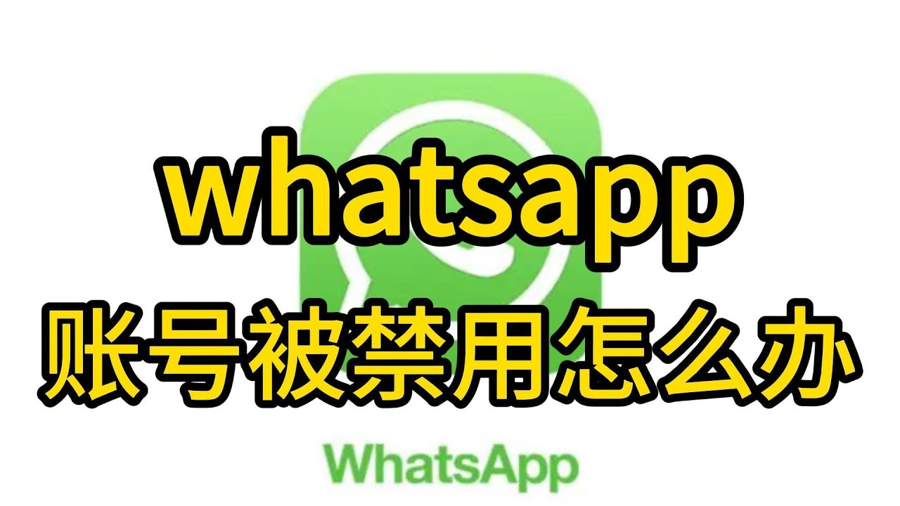 WhatsApp账号被封了怎么办? 说明图片