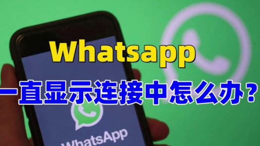 为什么WhatsApp无法连接网络？