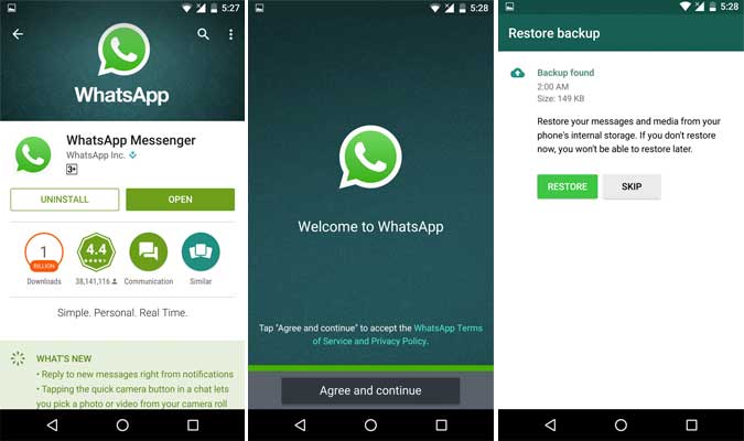 怎么卸载WhatsApp？ 功能展示图