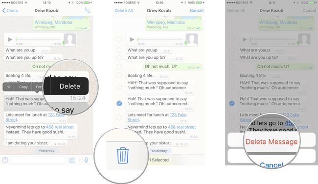 如何删除WhatsApp账户？ 步骤截图