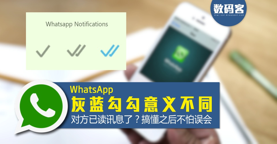 WhatsApp显示单钩是什么意思？ 操作界面图