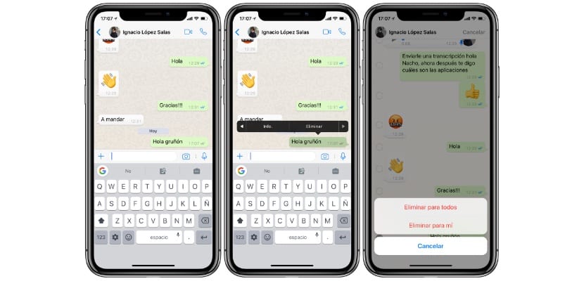 WhatsApp可以删除信息吗？ 功能展示图