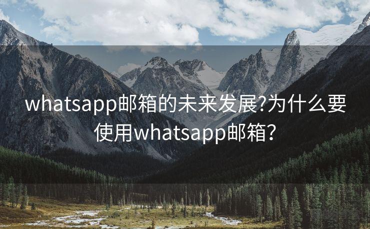 WhatsApp可以邮箱登录吗? 登录界面截图