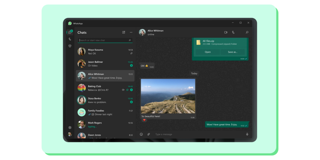 如何在PC上用Whatsapp？